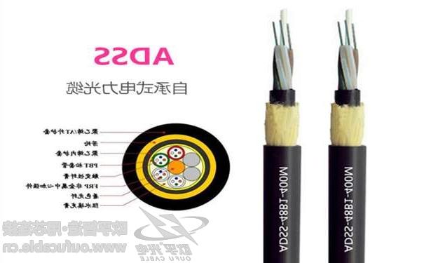 鸡西市欧孚24芯ADSS光缆厂家价格批发 国标光缆-质量保证